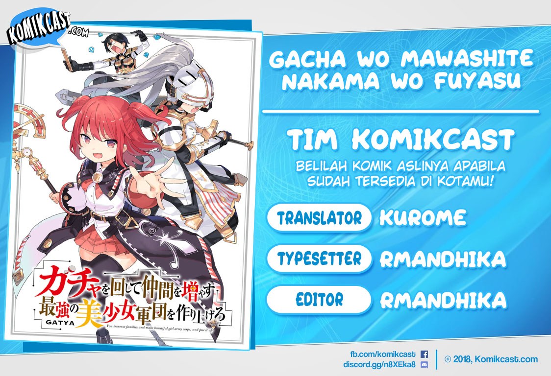 Gacha wo Mawashite Nakama wo Fuyasu Saikyou no Bishoujo Gundan wo Tsukuriagero Chapter 05 Gambar 1